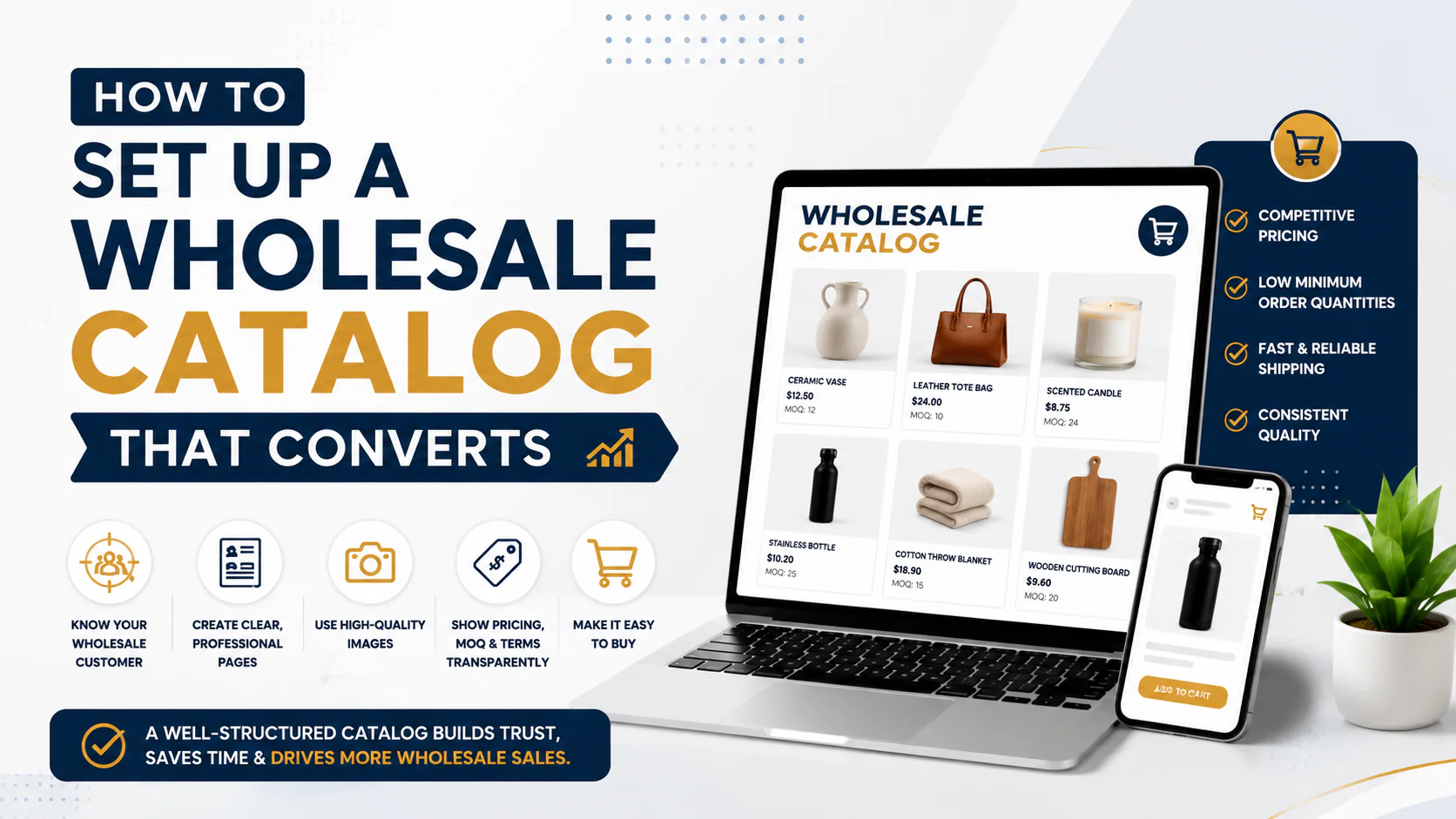 How to Set Up a Wholesale Catalog That Converts