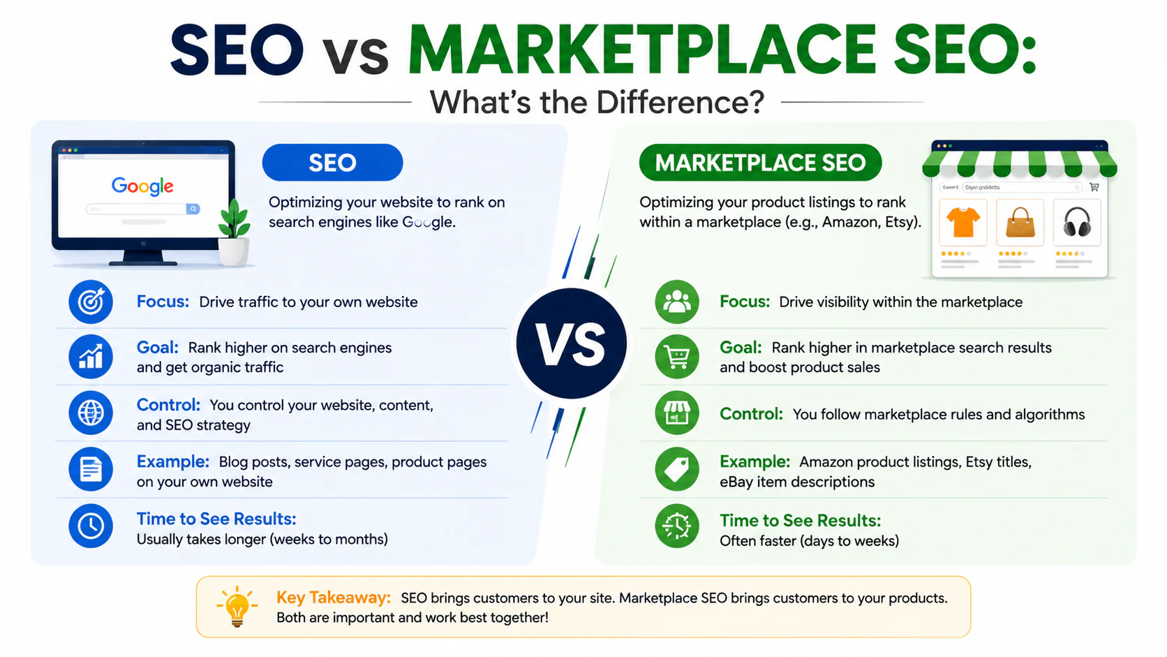 SEO vs Marketplace SEO: What’s the Difference?