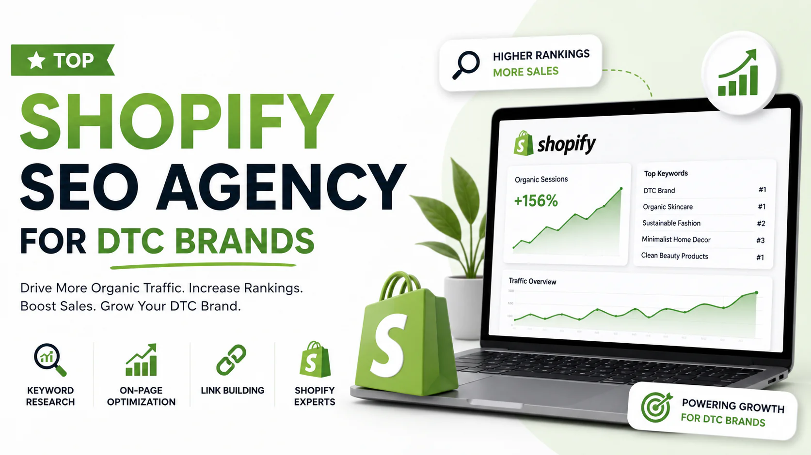 Top Shopify SEO Agency for DTC Brands