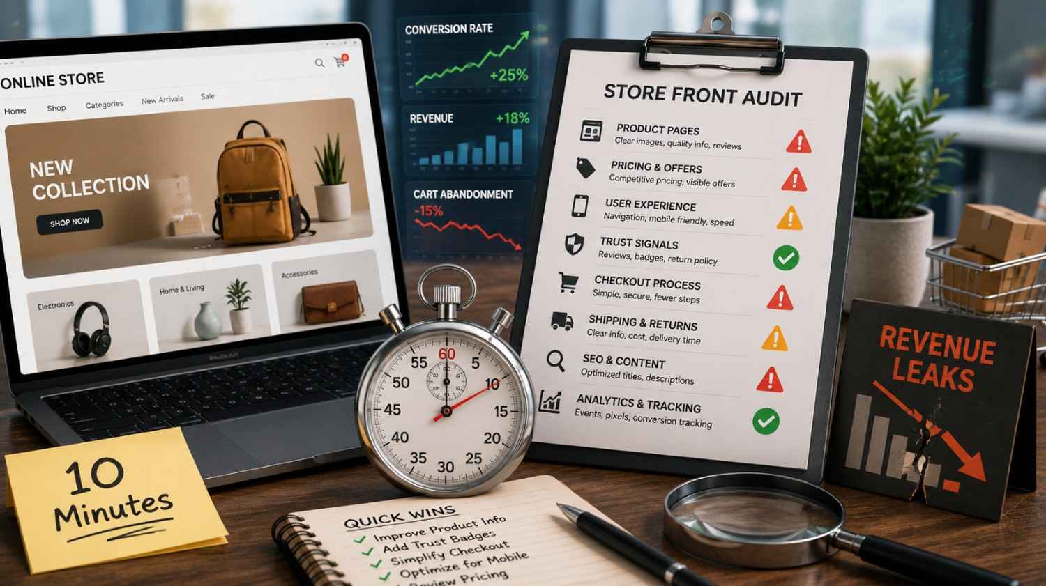 The 10 Minute Storefront Audit That Uncovers Leaked Revenue