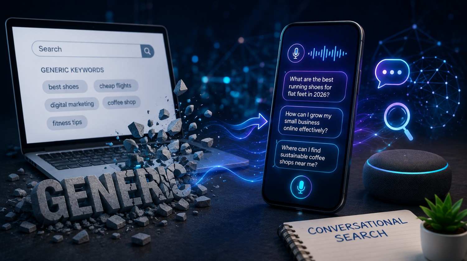 The Death of Generic Keywords Capturing Conversational Search Queries in 202 100kb