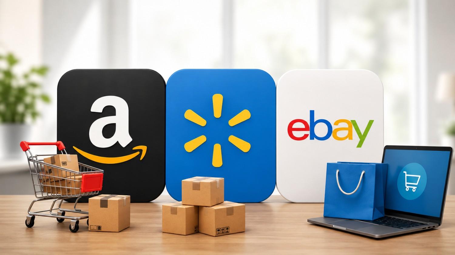 ebay ,amazon,walmart
