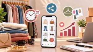 Algorithmic Growth on Poshmark Timing Sharing and Closet Curation Tactic