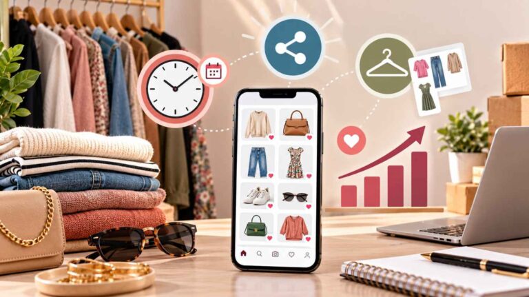 Algorithmic Growth on Poshmark Timing Sharing and Closet Curation Tactic