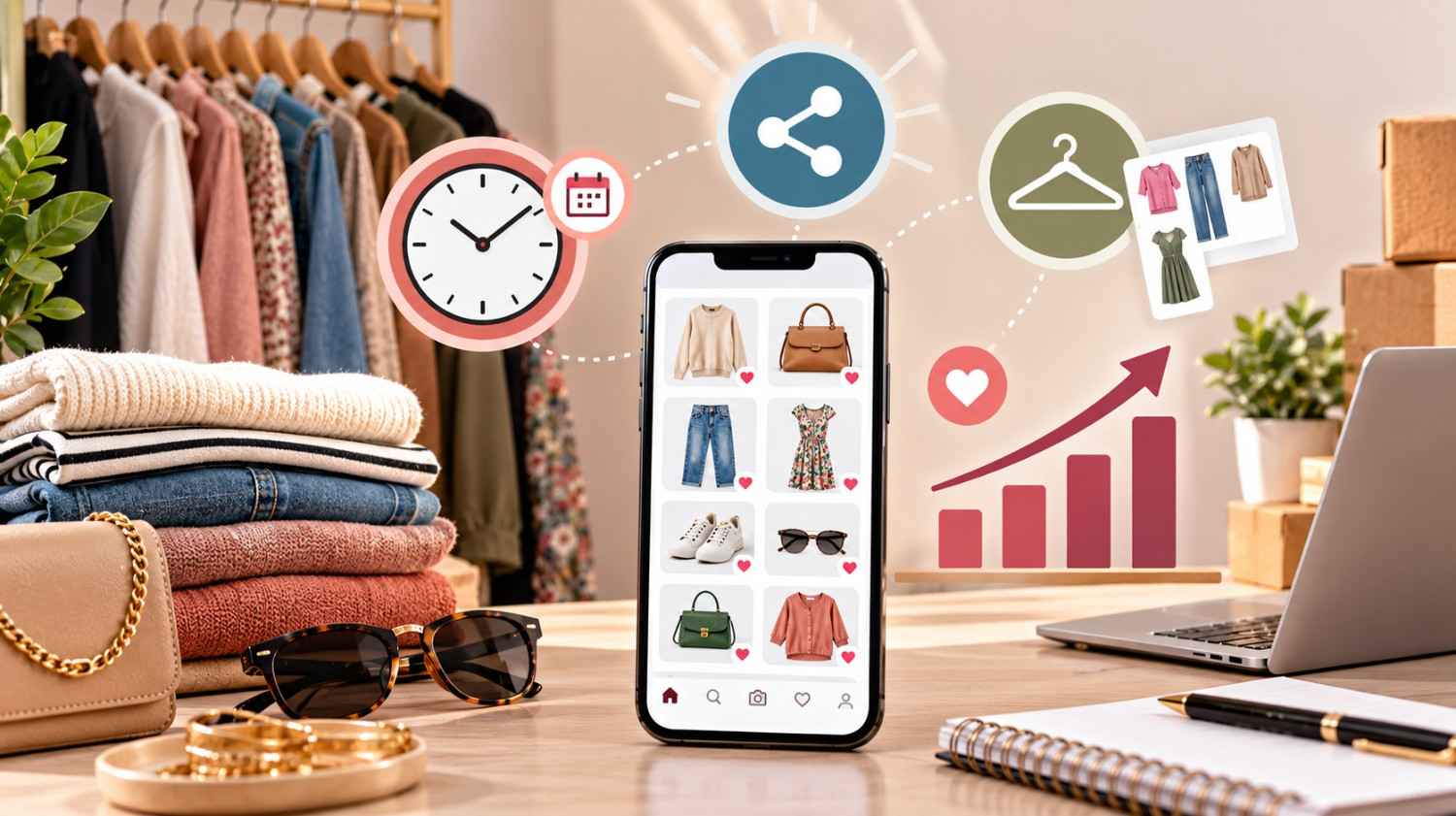 Algorithmic Growth on Poshmark Timing Sharing and Closet Curation Tactic