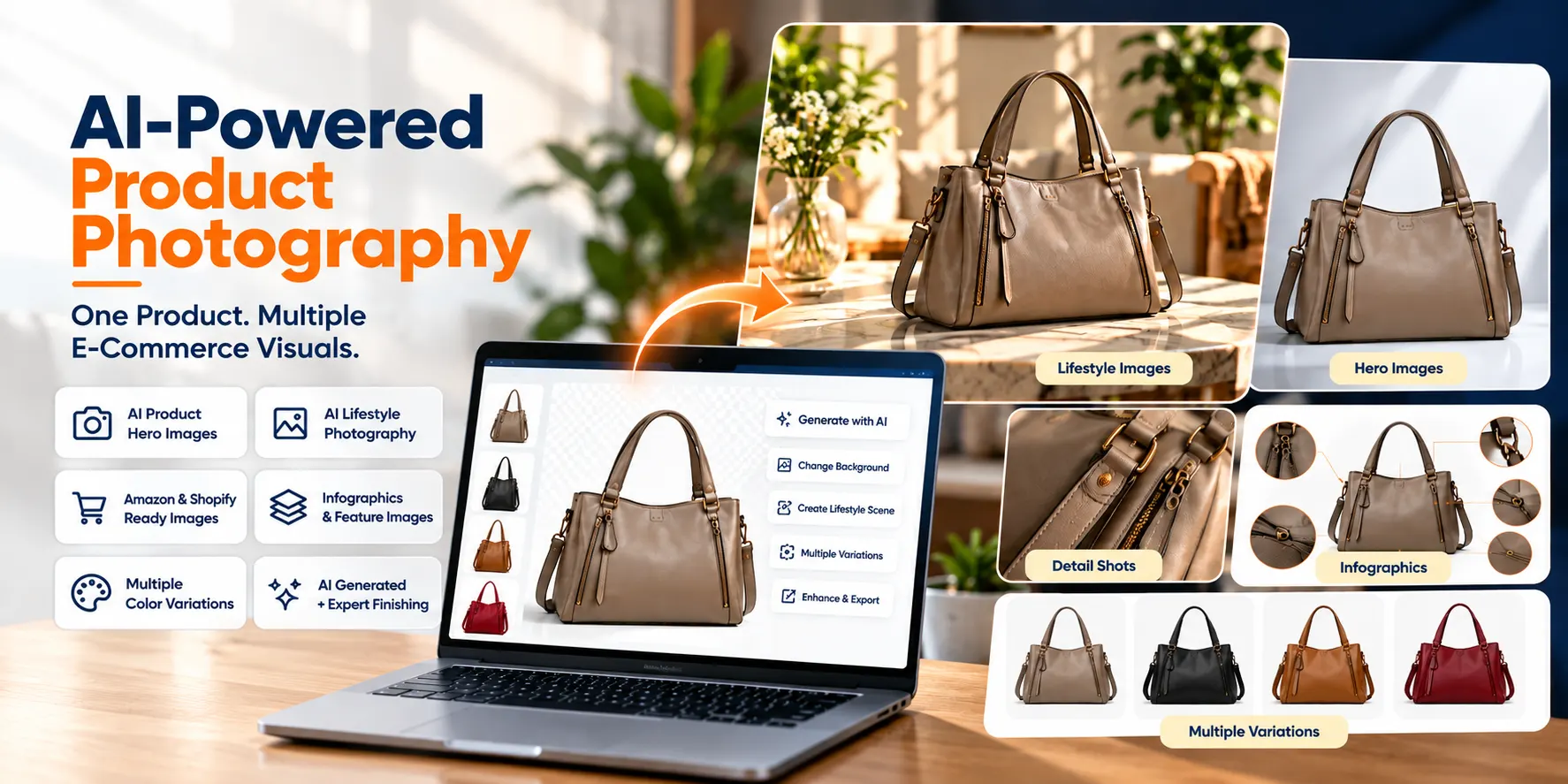 AI Powered Product Photography Showcase